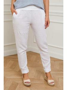 Тканевые брюки Curvy Lady, белый