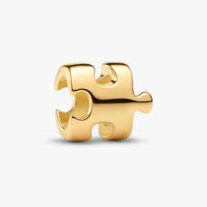 Шарм Pandora Puzzle Piece Mini, золото
