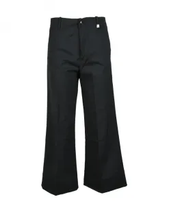 Элегантные брюки из эластичной шерстяной смеси Myths, черный