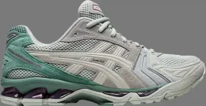 Кроссовки gel kayano 14 'light sage smoke grey' Asics, серый