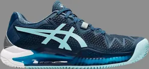 Кроссовки wmns gel resolution 8 clay 'light indigo clear blue' Asics, синий