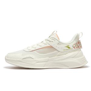 Легкие кроссовки серии Comfort Lifestyle женские с низким верхом Feather White/Purple Sand 361°