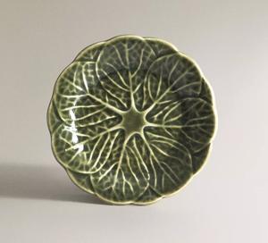 Тарелка Zara Home Cabbage Stoneware Side, 14 см, зеленый