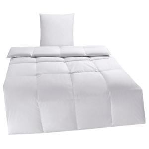 Комплект My home Cavanelle пуховое одеяло + подушка, 80х80, нормальное, белый