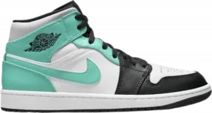Кроссовки Air Jordan 1 Mid PS Tropical Twist, бирюзовый