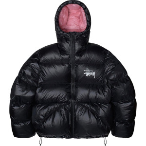 Парка Stussy Micro Ripstop Down Parka 'Black', черный