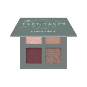 W7 Very Vegan Pressed Pigment Quad палетка прессованных пигментов для глаз Urban Hippie, 8г