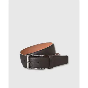 Мужской пояс из воловьей кожи коричневого цвета Olimpo, коричневый