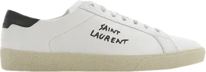 Кроссовки Saint Laurent SL-06 Court Leather White Black, белый