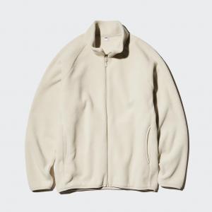 Толстовка унисекс Uniqlo Fleece Zipped, 30 кремовый