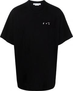 Футболка Off-White Caravag Paint Slim Short-Sleeve Tee 'Black', черный