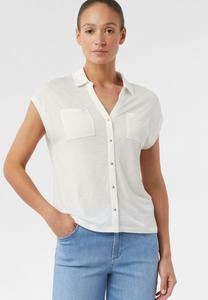 Блузка на пуговицах KURZARM comma, белый