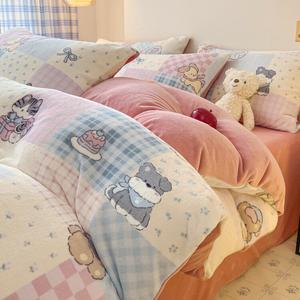 Yalu Комплект постельного белья 1,8 м, 4 предмета, для одеяла 200x230 см