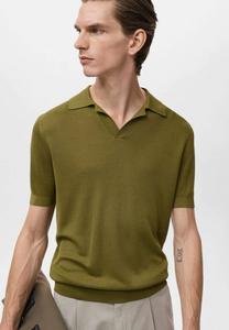 Поло Mango Polo shirt, Green