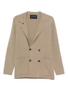 Двубортный кардиган Willy Tagliatore, коричневый