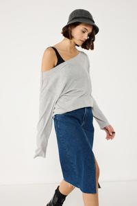 No Matter What Свитшот в крапчатом сером