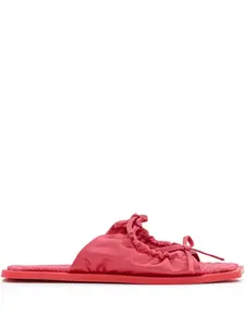 Стеганые плоские сандалии с бантом CARLOTHA RAY, розовый
