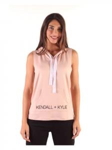 Розовая футболка Kendall + Kylie