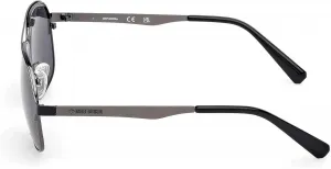 Женские солнцезащитные очки Harley-Davidson с геометрическим рисунком, оправа цвета «оружейная сталь»/дымчатые линзы, Gray