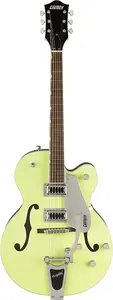 Gretsch G5420T Electromatic полутоновая полая гитара двухцветная юбилейная зеленая