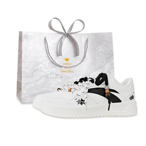 Расслабленные амортизирующие устойчивые к истиранию легкие низкие кроссовки для скейтбординга unisex ANTA, черный