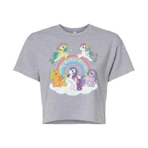 Укороченная футболка группы My Little Pony для юниоров Licensed Character, серый