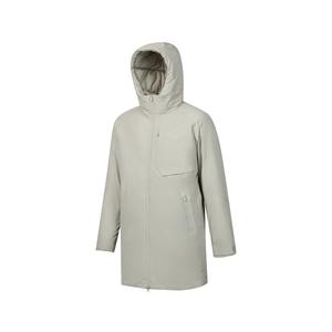 Saucony Пуховик мужской светло-серый желтый хаки