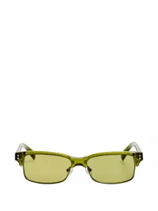 Прямоугольные солнцезащитные очки JACQUEMUS, зеленый