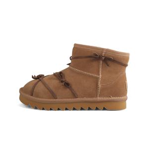 Короткие зимние ботинки женские An Old Man, Camel