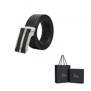 JAGUAR Кожаный ремень мужской, Black