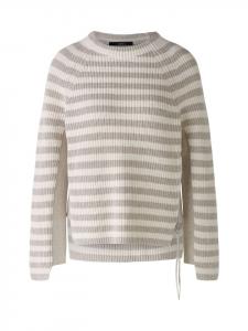 Пуловер Oui Pullover RUBI, цвет lt brown white