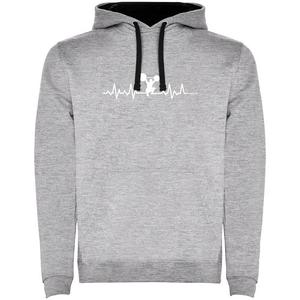 Худи Kruskis Fitness Heartbeat Two-Colour, серый