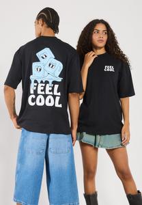 Футболка с принтом UNISEX YOURTURN, черный