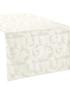 Erwin Müller Жаккардовая скатерть-дорожка Greven кремового цвета