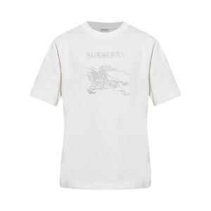 Футболка Burberry с логотипом Сета Найта, белый