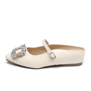 Женские сандалии с закрытым носком, устойчивые к запахам ZHR, Beige