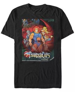 Мужская футболка с коротким рукавом с принтом Thundercats Fifth Sun, черный