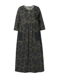 Длинное платье Ulla Popken, цвет lodengrün