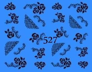 Водные наклейки для ногтей - №527, Raisin