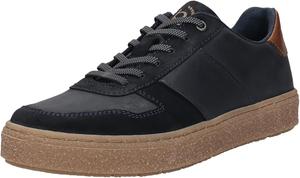 Мужские деловые туфли Bugatti, мужские шнурованные, темно-синий