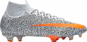 Бутсы Nike CR7 x Mercurial Superfly 7 Elite FG 'Safari', белый