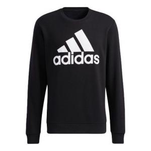 Толстовка Men's adidas Bl Fl Swt Large Logo Printing Sports Pullover Black, черный