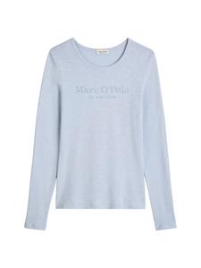 Marc O'Polo Футболка с длинным рукавом и логотипом, стандартного размера, цвет Soft Sea
