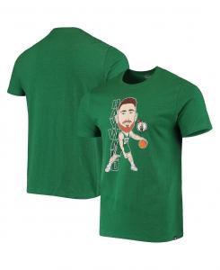 Мужская футболка '47 gordon hayward heathered kelly green boston celtics bobblehead '47 Brand, зеленый