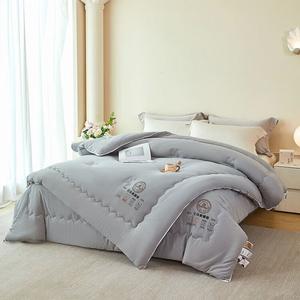 Fuanna Одеяло родитель-ребенок 150х200 см, 3+4 кг, серая расцветка, класс А, наполнитель из соевого волокна