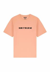 Футболка с принтом FOLLOW YOUR HEART PRINT HEAVYWEIGHT Mira Paris, светло-розовый