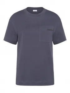 Футболка из джерси Brunello Cucinelli, синий