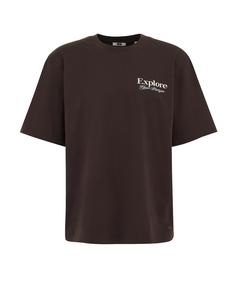 Рубашка WE Fashion, темно-коричневый