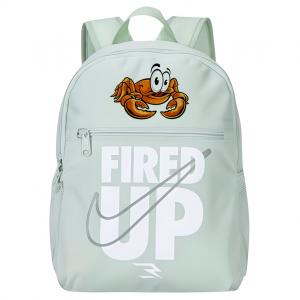 Nike Полиэстеровый рюкзак унисекс оливковый, Cartoon Crab