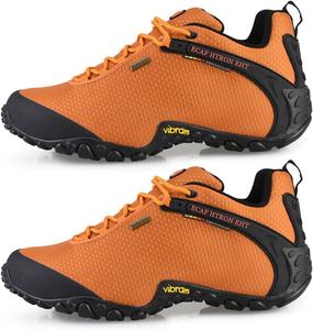 Мужские походные туфли KtEli, повседневные трекинговые ботинки, обувь для скалолазных троп, легкие низкие кроссовки для походов на открытом воздухе (Цвет: черный, Размер: 44)